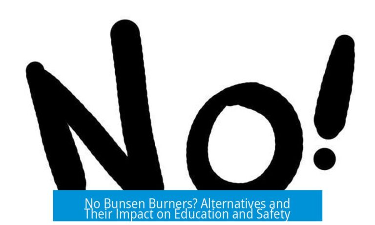 No Bunsen Burners? Alternatives and Their Impact on Education and Safety