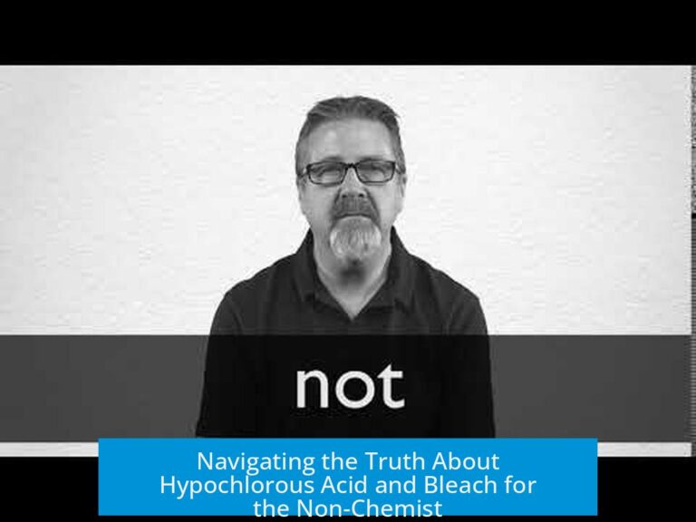 Navigating the Truth About Hypochlorous Acid and Bleach for the Non-Chemist