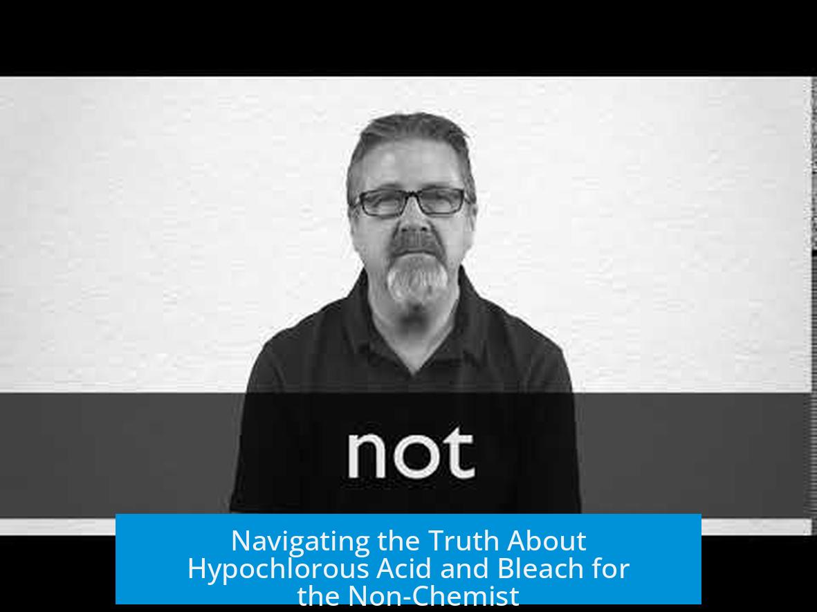 Navigating the Truth About Hypochlorous Acid and Bleach for the Non-Chemist