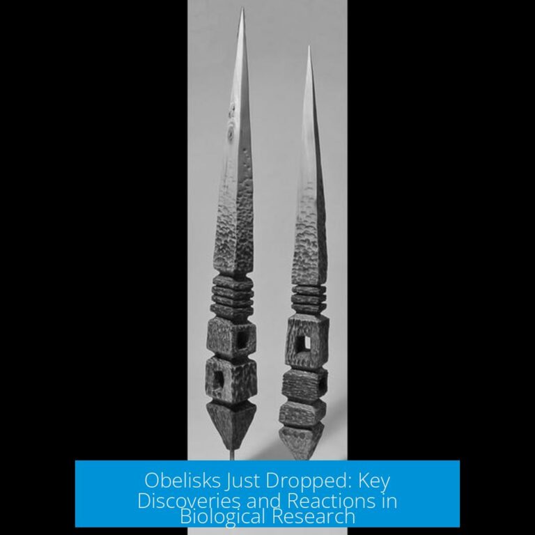 Obelisks Just Dropped: Key Discoveries and Reactions in Biological Research