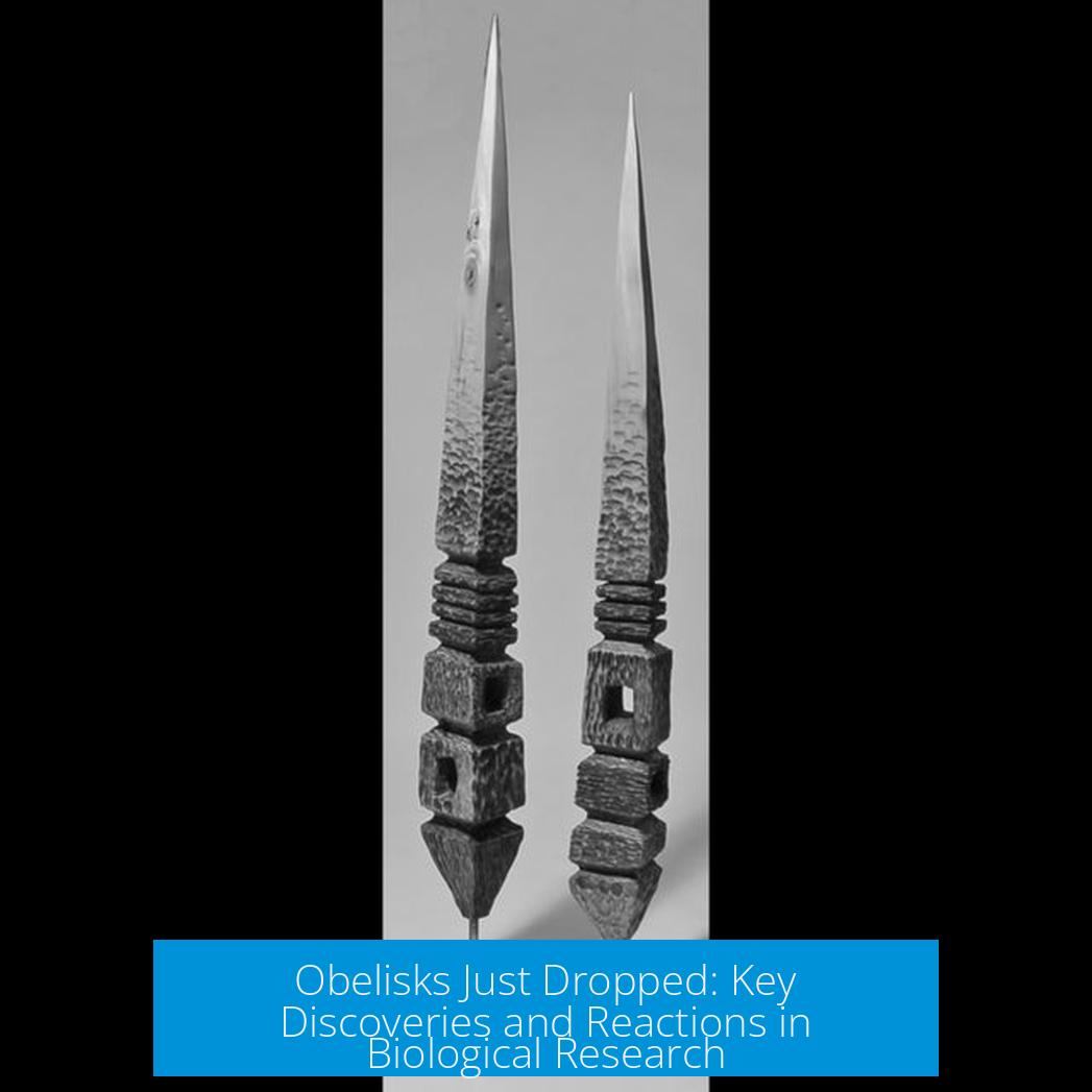 Obelisks Just Dropped: Key Discoveries and Reactions in Biological Research