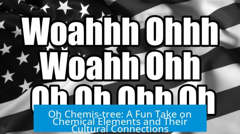 Oh Chemis-tree: A Fun Take on Chemical Elements and Their Cultural Connections