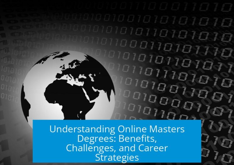 Understanding Online Masters Degrees: Benefits, Challenges, and Career Strategies