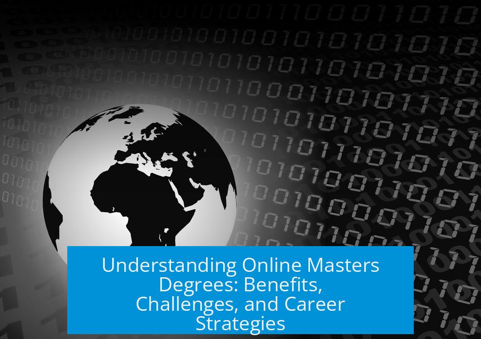 Understanding Online Masters Degrees: Benefits, Challenges, and Career Strategies