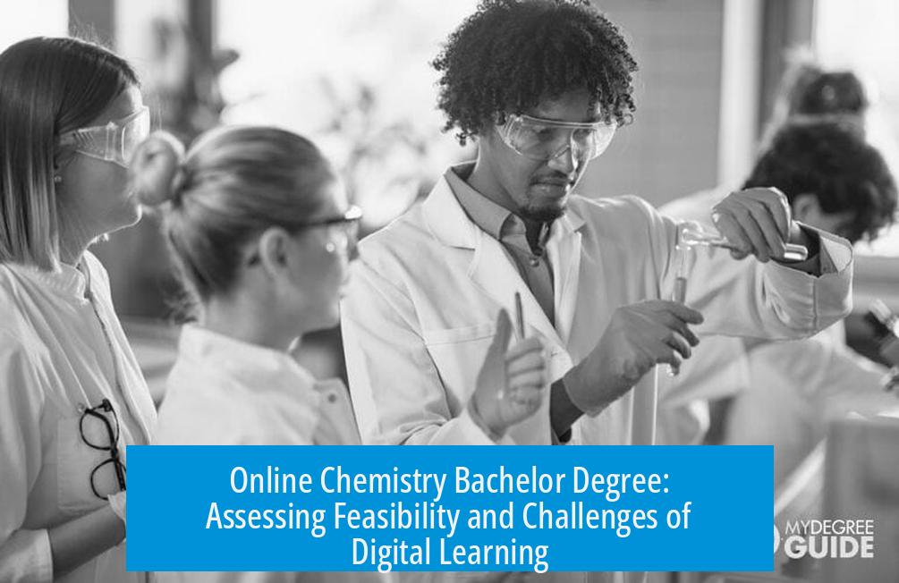 Online Chemistry Bachelor Degree: Assessing Feasibility and Challenges of Digital Learning