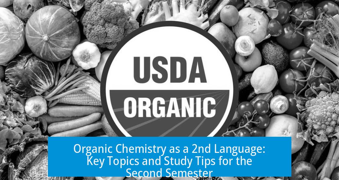 Organic Chemistry as a 2nd Language: Key Topics and Study Tips for the Second Semester