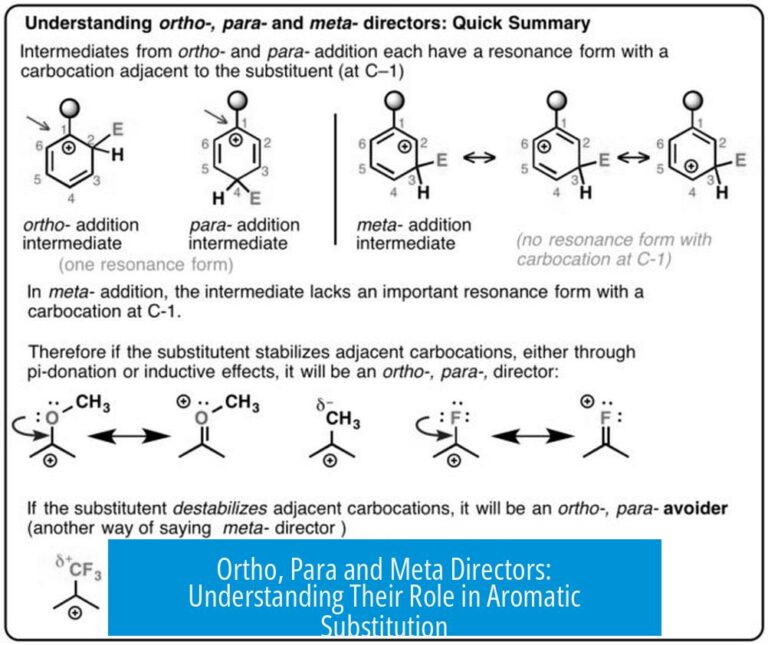 Ortho, Para and Meta Directors: Understanding Their Role in Aromatic Substitution