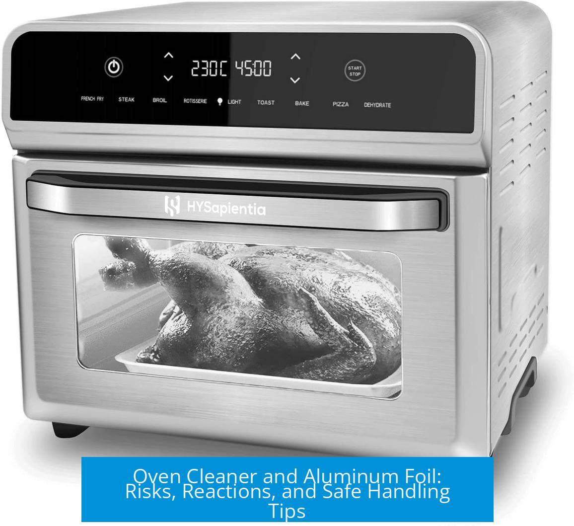 Oven Cleaner and Aluminum Foil: Risks, Reactions, and Safe Handling Tips