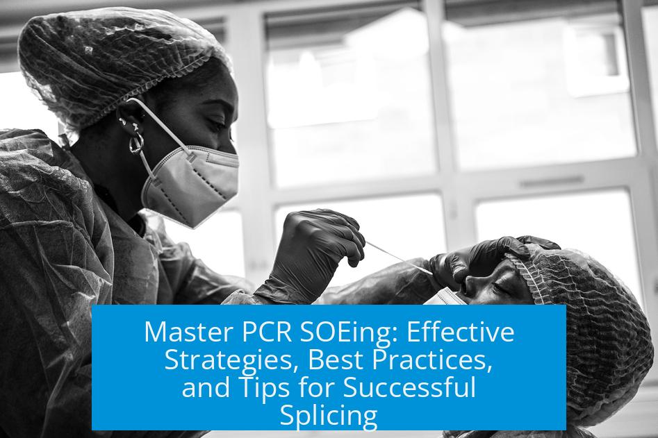 Master PCR SOEing: Effective Strategies, Best Practices, and Tips for Successful Splicing