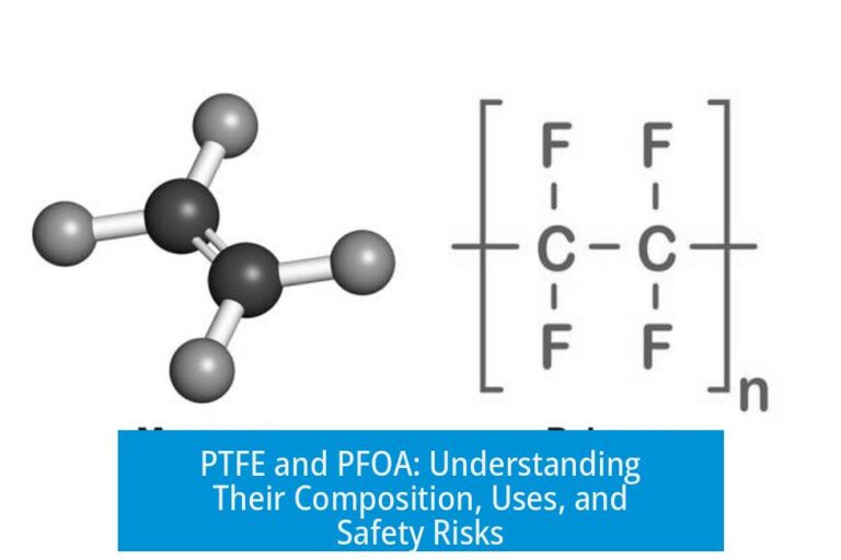 PTFE and PFOA: Understanding Their Composition, Uses, and Safety Risks