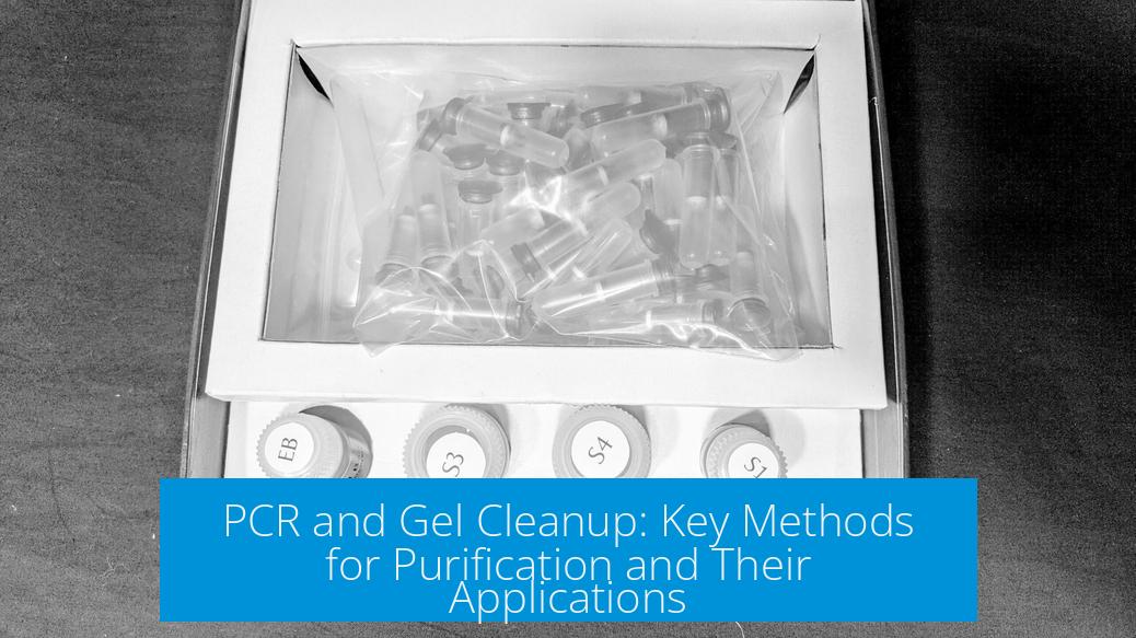 PCR and Gel Cleanup: Key Methods for Purification and Their Applications