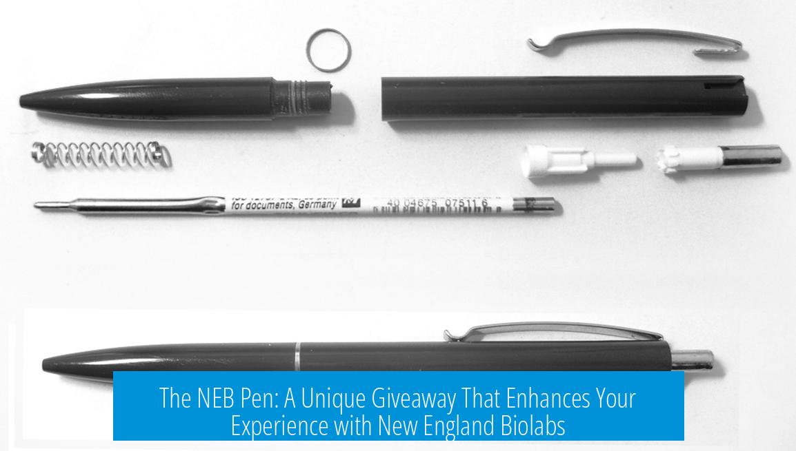 The NEB Pen: A Unique Giveaway That Enhances Your Experience with New England Biolabs