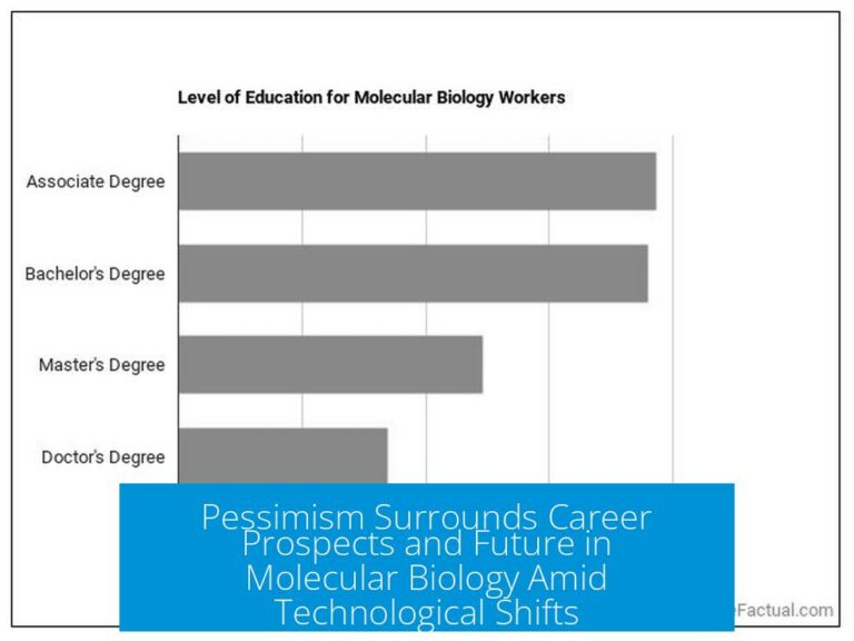 Pessimism Surrounds Career Prospects and Future in Molecular Biology Amid Technological Shifts
