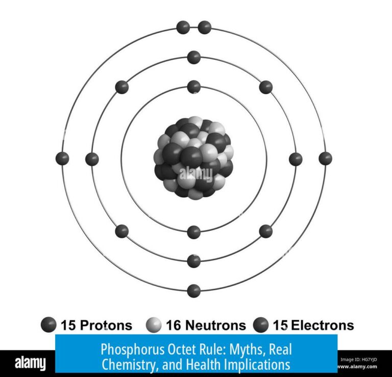 Phosphorus Octet Rule: Myths, Real Chemistry, and Health Implications