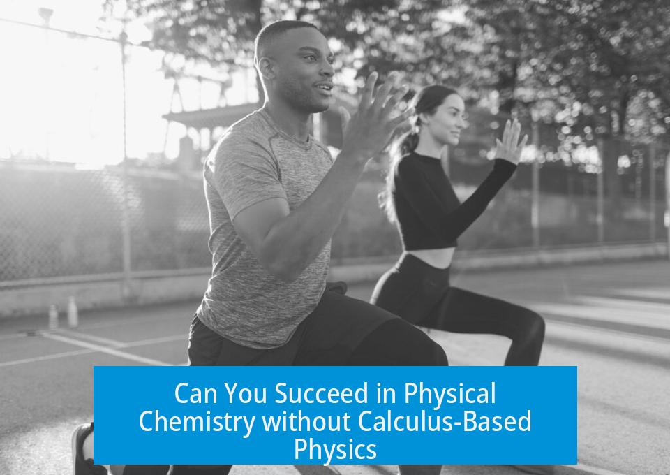 Can You Succeed in Physical Chemistry without Calculus-Based Physics