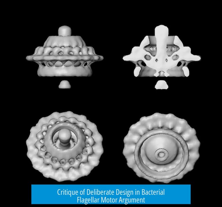 Critique of Deliberate Design in Bacterial Flagellar Motor Argument
