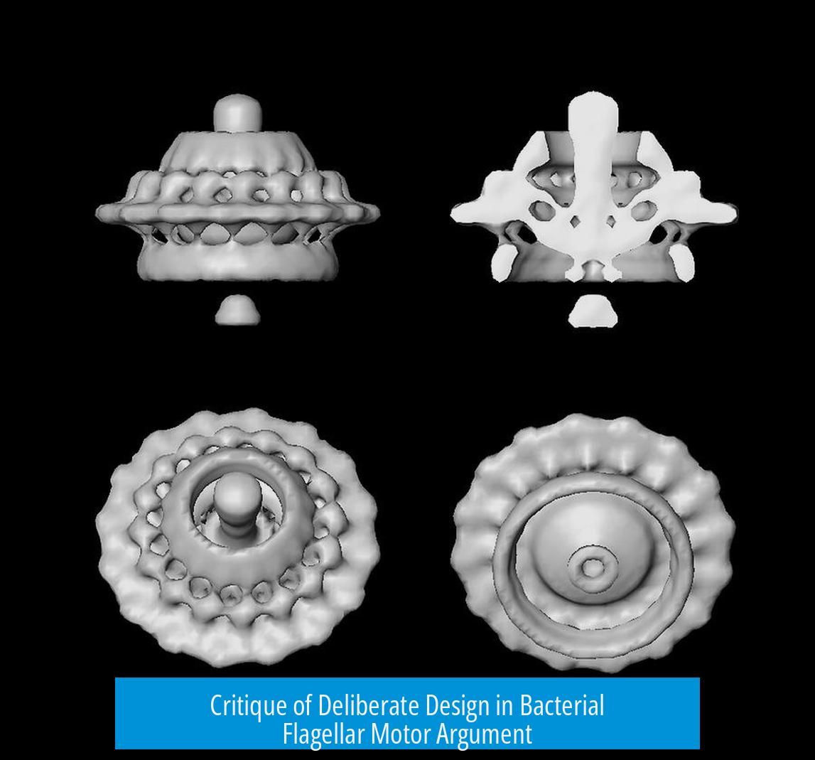 Critique of Deliberate Design in Bacterial Flagellar Motor Argument
