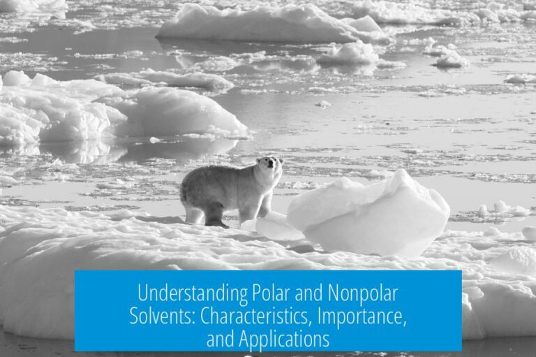 Understanding Polar and Nonpolar Solvents: Characteristics, Importance, and Applications