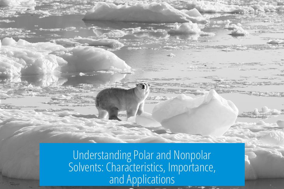 Understanding Polar and Nonpolar Solvents: Characteristics, Importance, and Applications