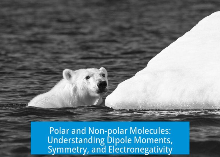 Polar and Non-polar Molecules: Understanding Dipole Moments, Symmetry, and Electronegativity