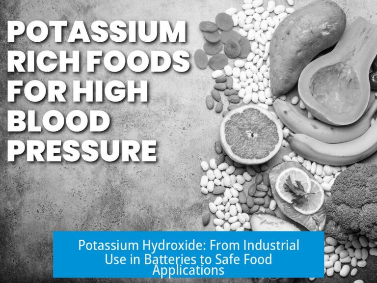 Potassium Hydroxide: From Industrial Use in Batteries to Safe Food Applications