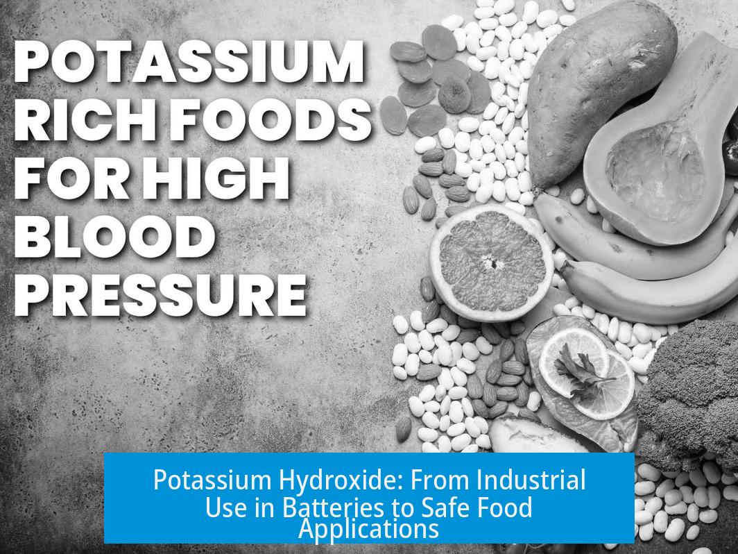 Potassium Hydroxide: From Industrial Use in Batteries to Safe Food Applications