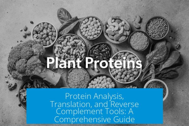 Protein Analysis, Translation, and Reverse Complement Tools: A Comprehensive Guide