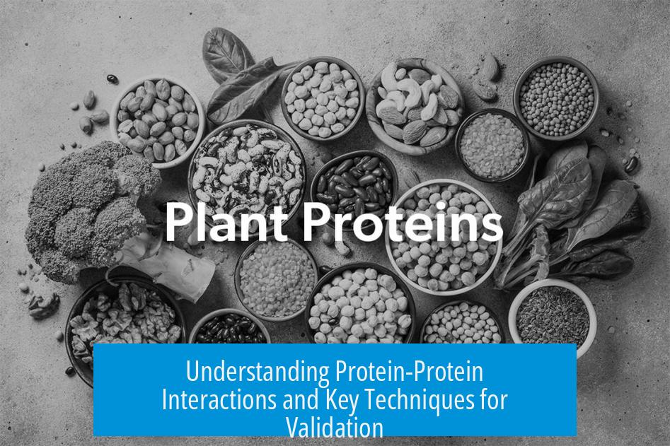 Understanding Protein-Protein Interactions and Key Techniques for Validation