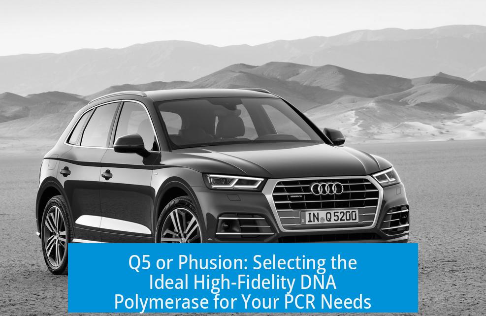 Q5 or Phusion: Selecting the Ideal High-Fidelity DNA Polymerase for Your PCR Needs
