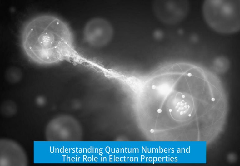 Understanding Quantum Numbers and Their Role in Electron Properties