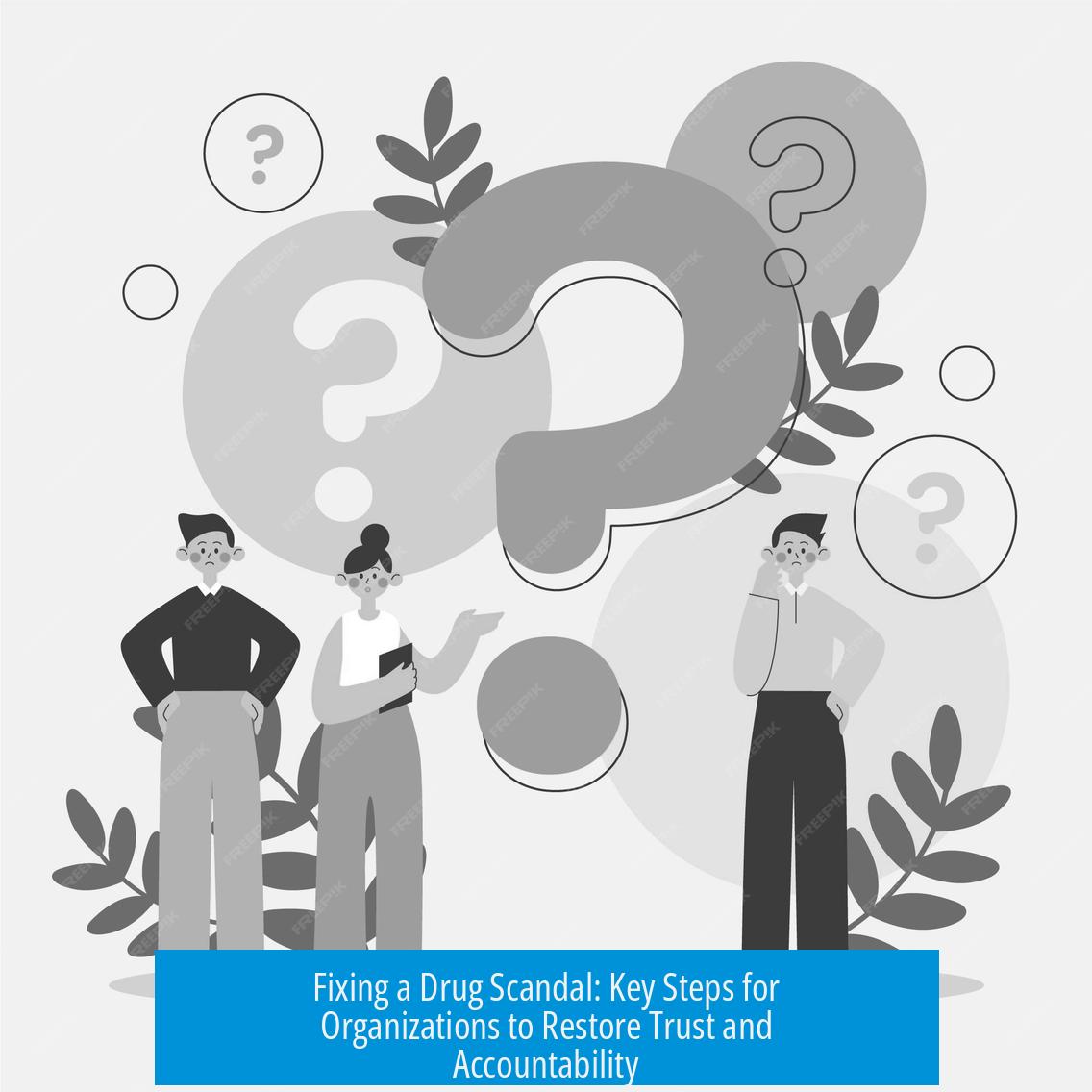 Fixing a Drug Scandal: Key Steps for Organizations to Restore Trust and Accountability