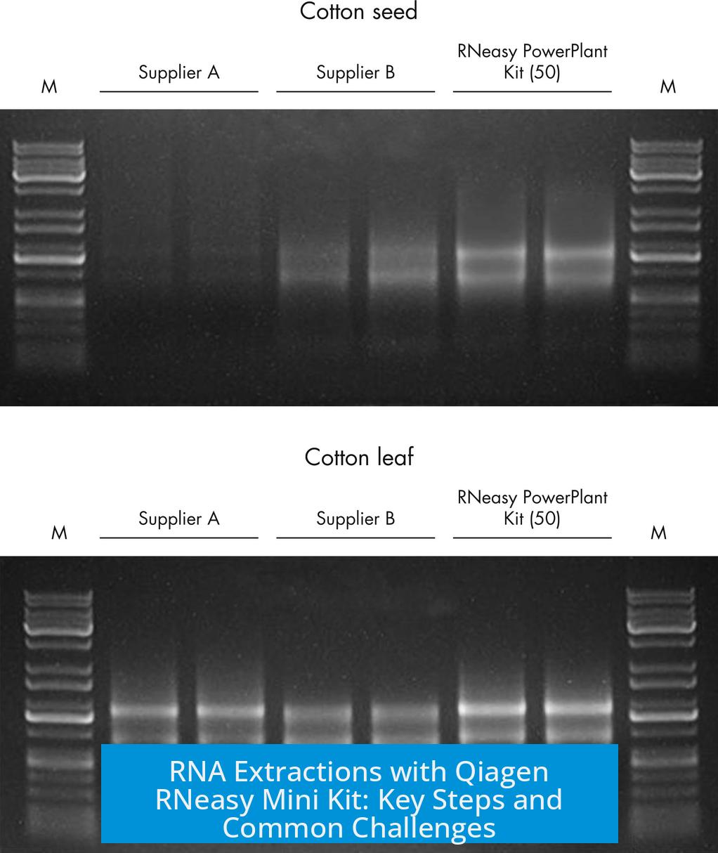 RNA Extractions with Qiagen RNeasy Mini Kit: Key Steps and Common Challenges