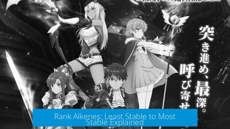 Rank Alkenes: Least Stable to Most Stable Explained