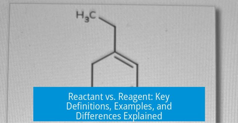 Reactant vs. Reagent: Key Definitions, Examples, and Differences Explained