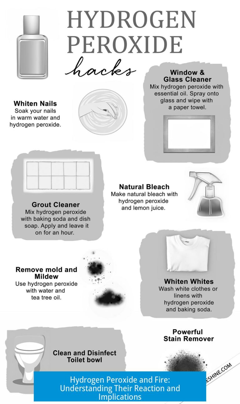 Hydrogen Peroxide and Fire: Understanding Their Reaction and Implications