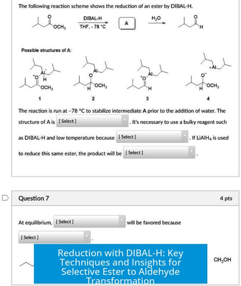 Reduction with DIBAL-H: Key Techniques and Insights for Selective Ester to Aldehyde Transformation