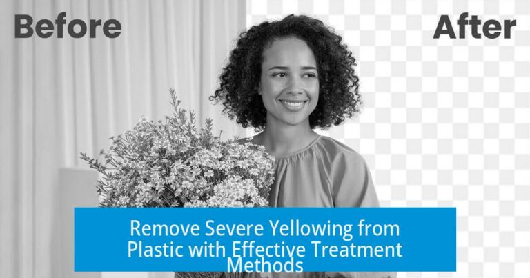 Remove Severe Yellowing from Plastic with Effective Treatment Methods