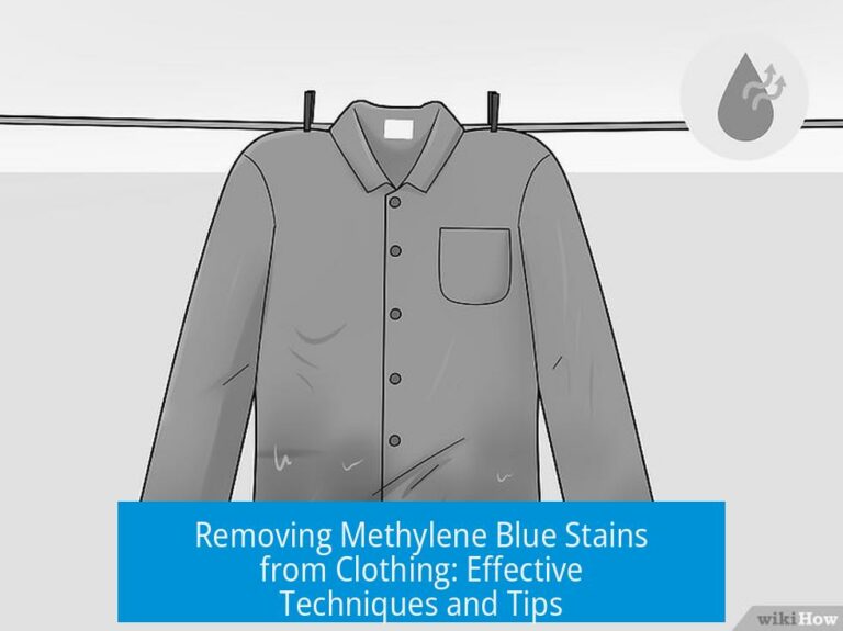 Removing Methylene Blue Stains from Clothing: Effective Techniques and Tips