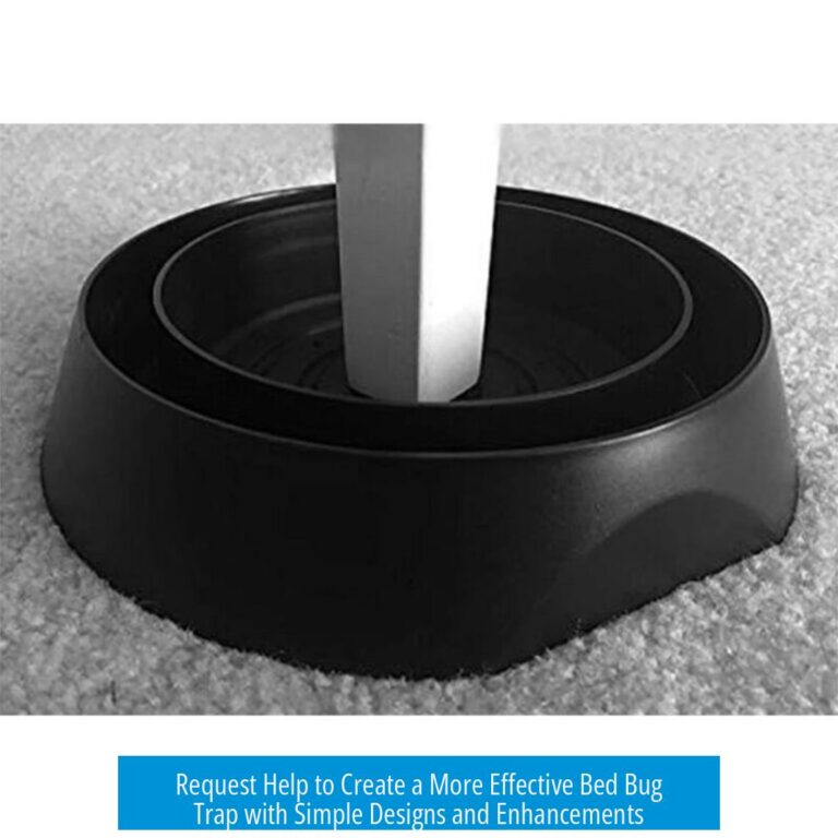 Request Help to Create a More Effective Bed Bug Trap with Simple Designs and Enhancements