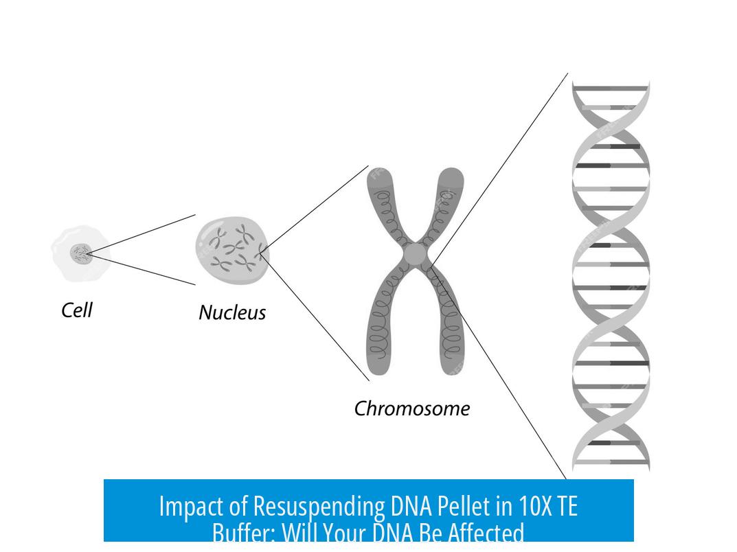 Impact of Resuspending DNA Pellet in 10X TE Buffer: Will Your DNA Be Affected