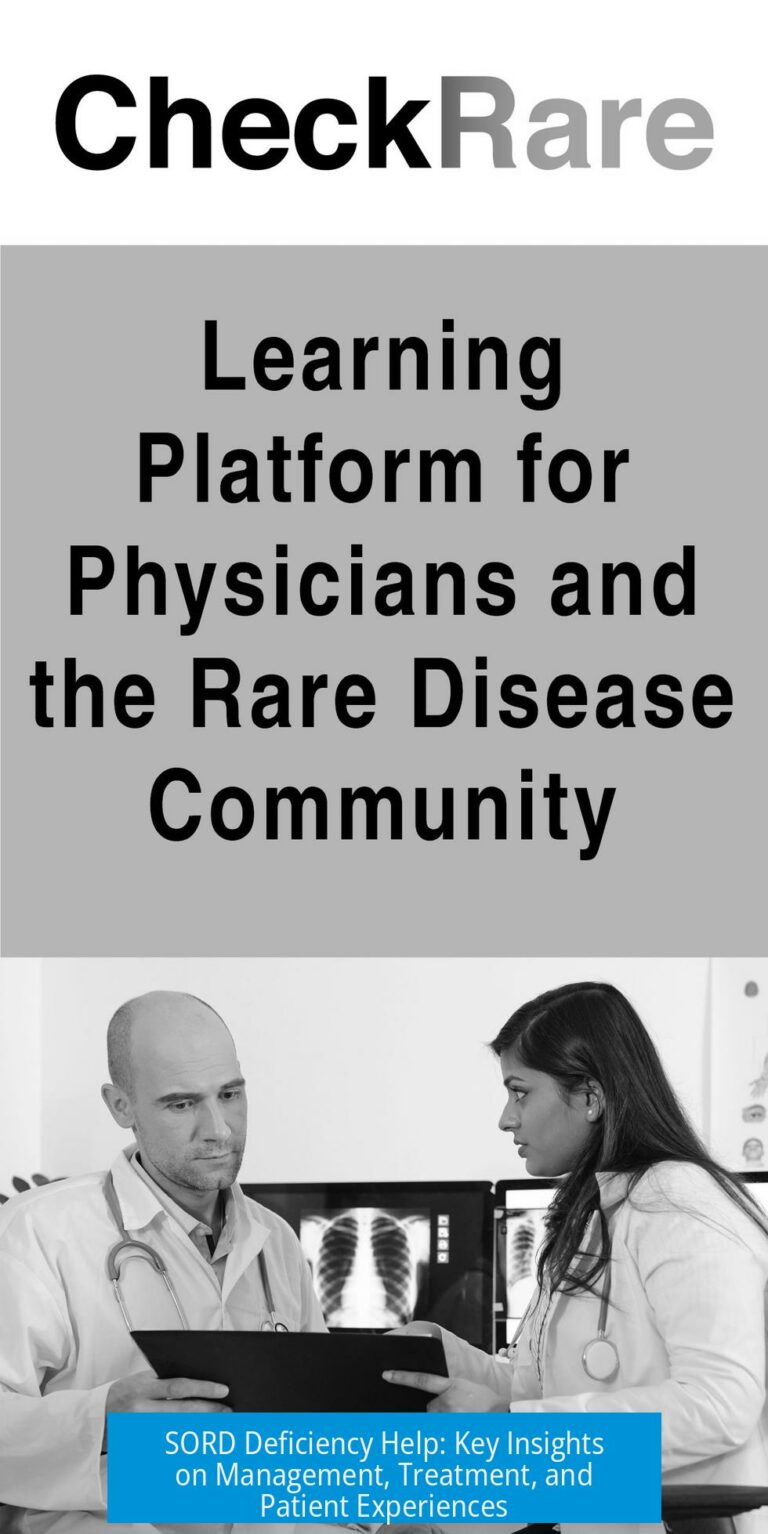 SORD Deficiency Help: Key Insights on Management, Treatment, and Patient Experiences