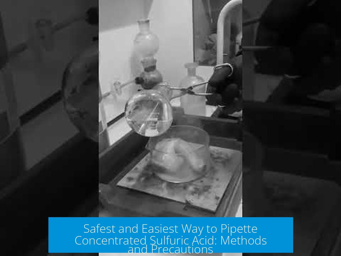 Safest and Easiest Way to Pipette Concentrated Sulfuric Acid: Methods and Precautions
