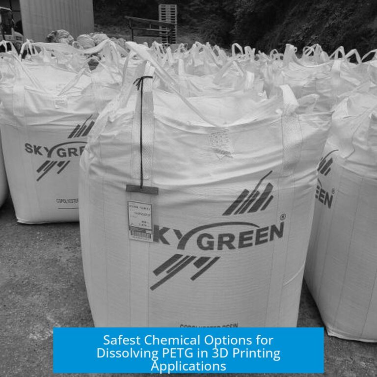 Safest Chemical Options for Dissolving PETG in 3D Printing Applications