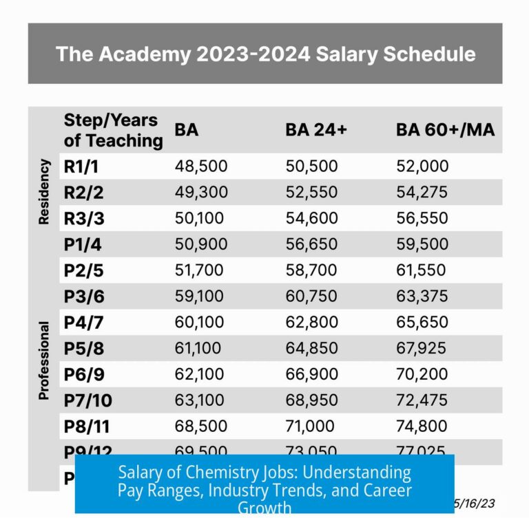 Salary of Chemistry Jobs: Understanding Pay Ranges, Industry Trends, and Career Growth