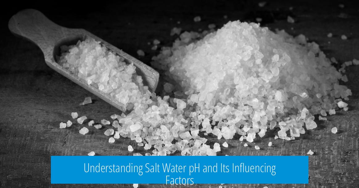 Understanding Salt Water pH and Its Influencing Factors