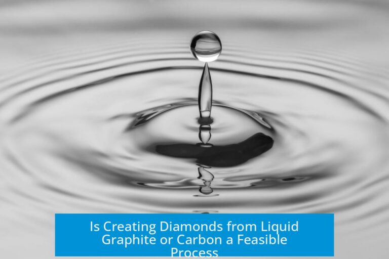 Is Creating Diamonds from Liquid Graphite or Carbon a Feasible Process