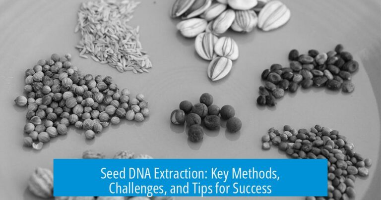 Seed DNA Extraction: Key Methods, Challenges, and Tips for Success