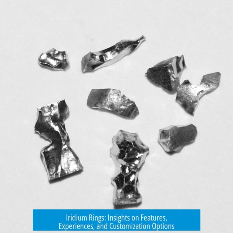Iridium Rings: Insights on Features, Experiences, and Customization Options