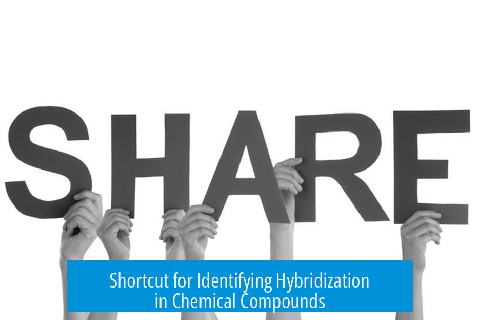 Shortcut for Identifying Hybridization in Chemical Compounds