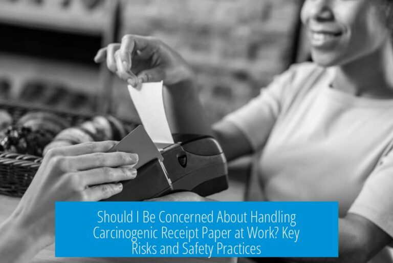 Should I Be Concerned About Handling Carcinogenic Receipt Paper at Work? Key Risks and Safety Practices